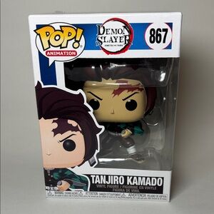 NIB Funko Pop Demon Slayer Tanjiro Kamado Vinyl Figure #867
